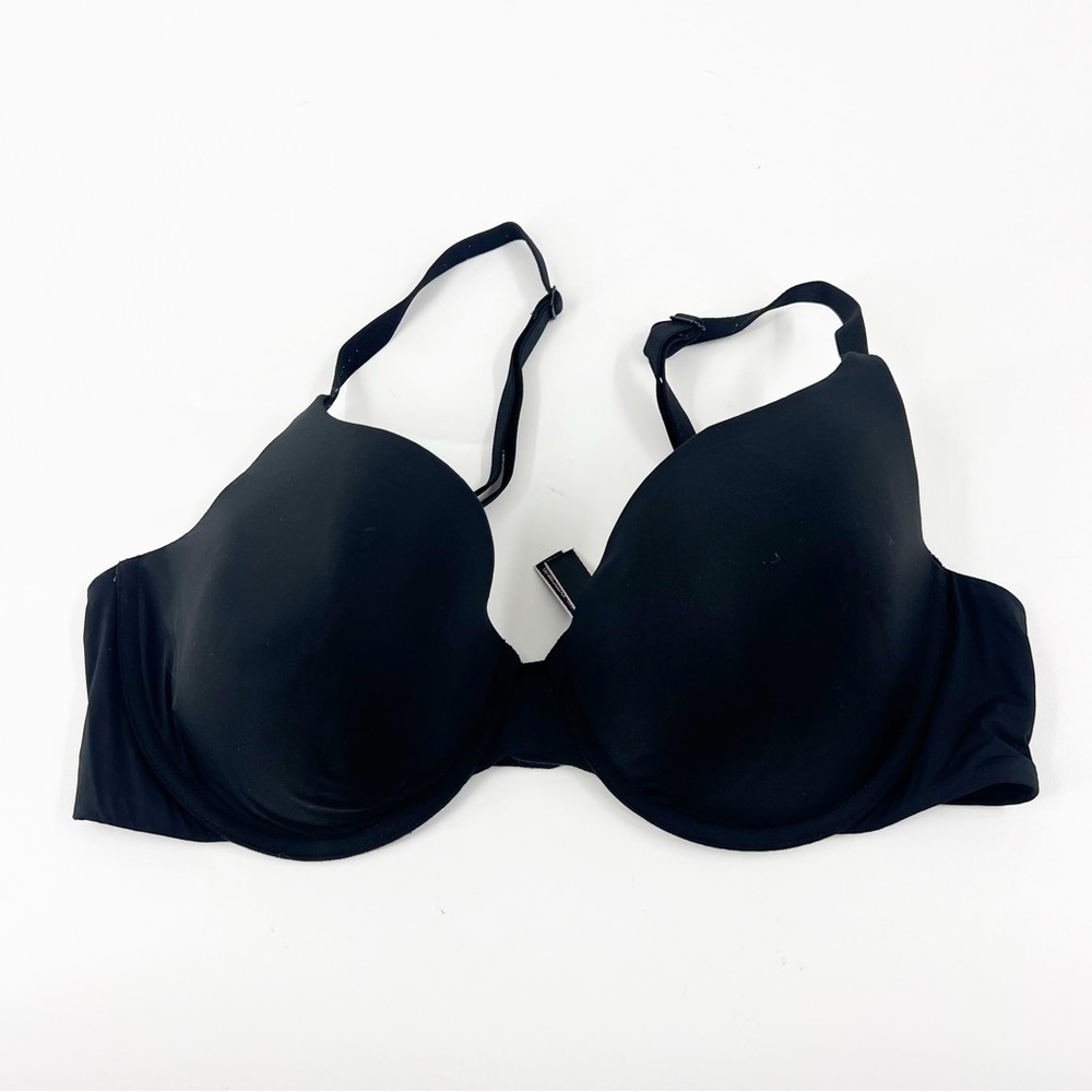 ✅ VICTORIA'S SECRET LIGHTLY LINED DEMI BLACK SIZE 38C